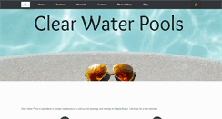 Desktop Screenshot of clearwaterpoolsvb.com